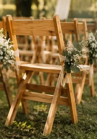 Sillas de madera plegables